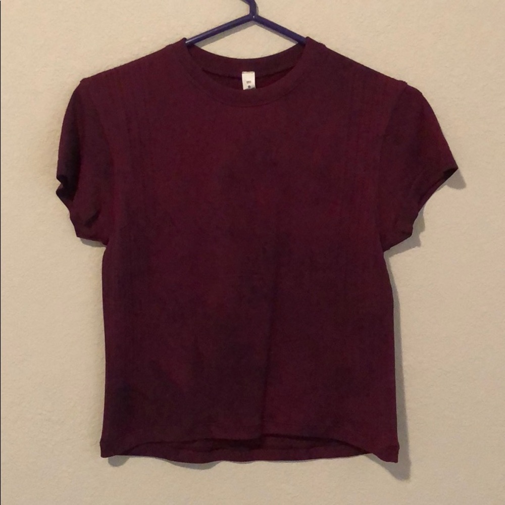 lululemon cropped short sleeve
